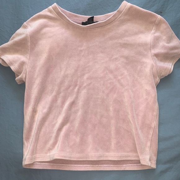 Small forever 21 pink/purple crop top - Picture 1 of 3